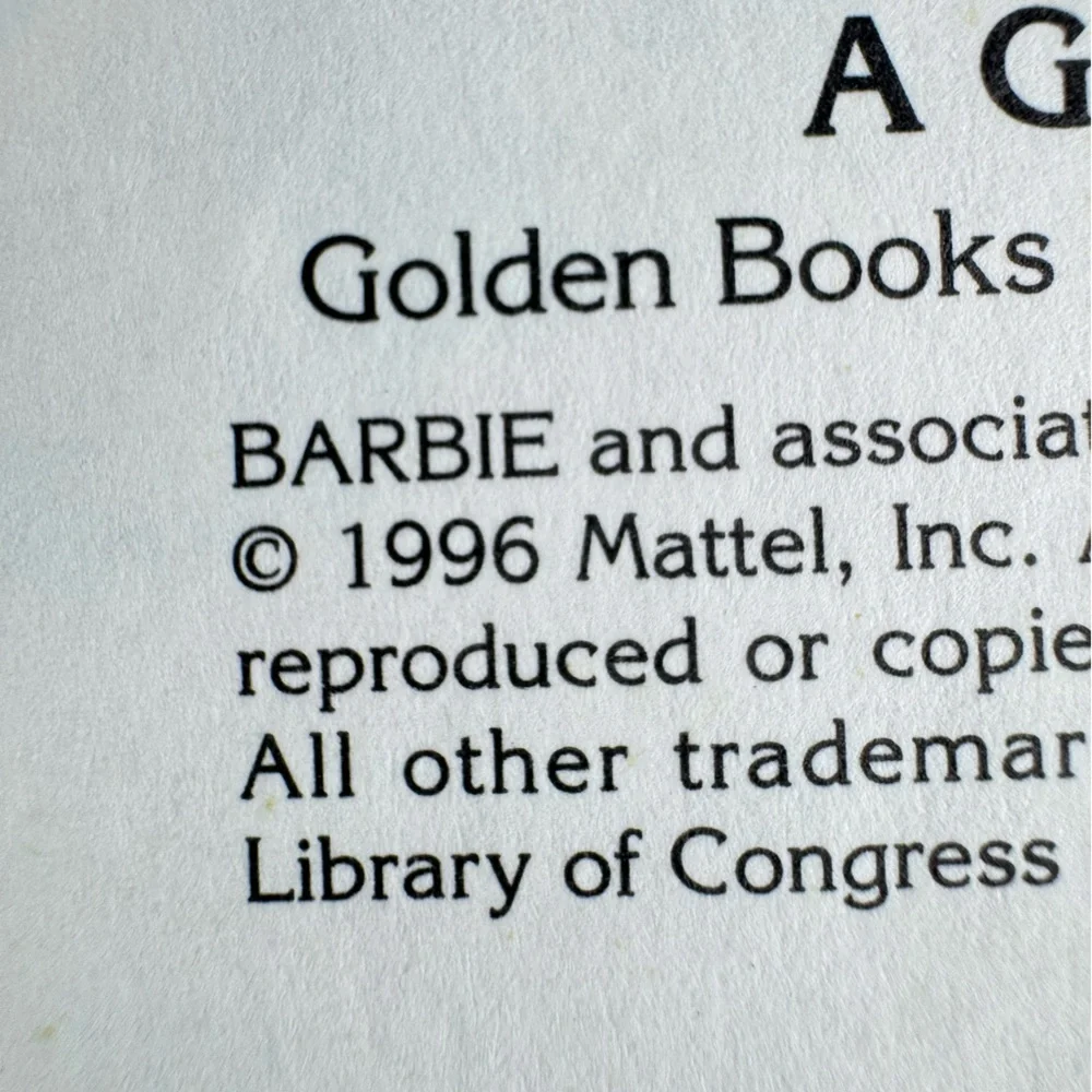 Set of 5 Vintage Barbie Books